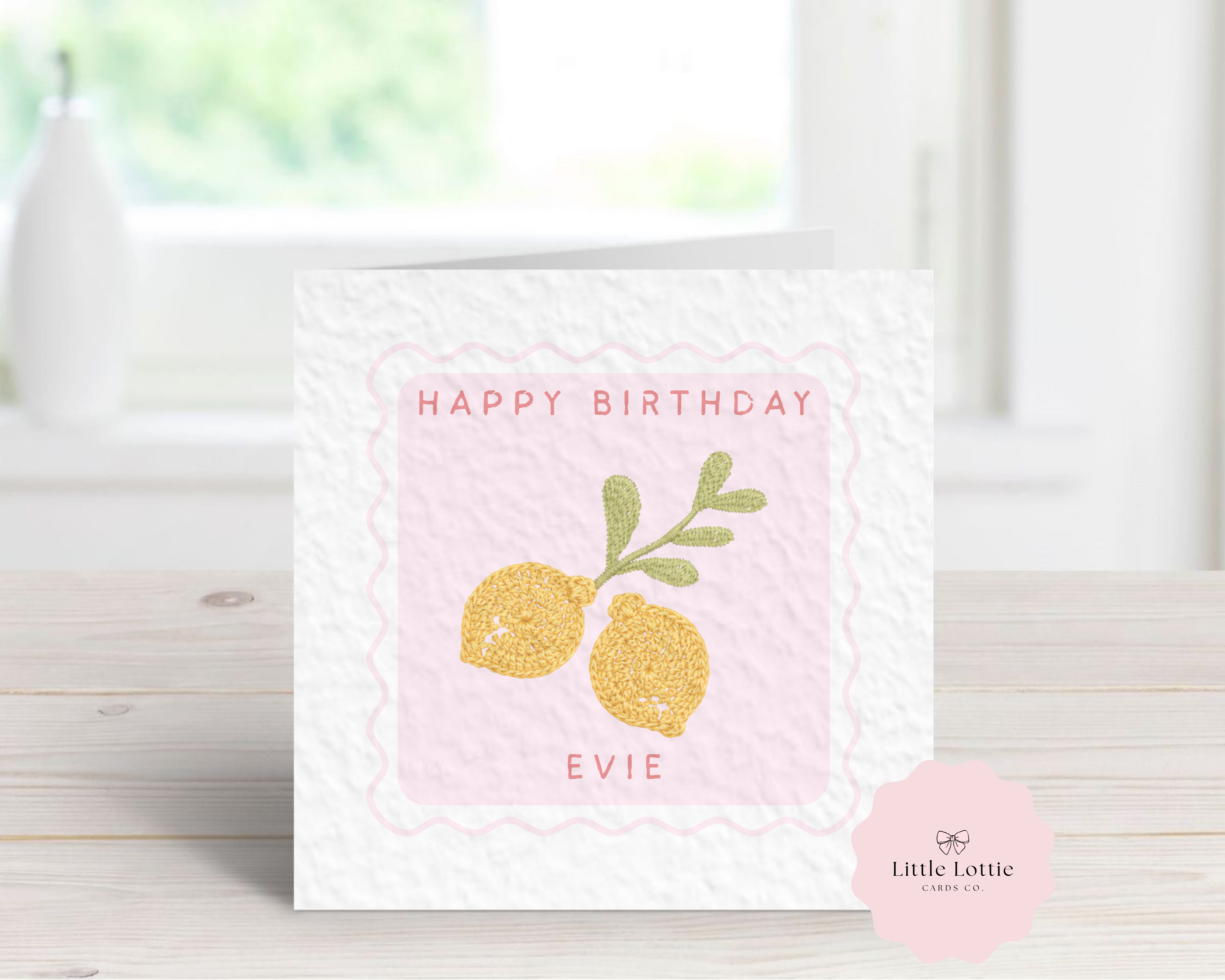 Personalised Lemon "Limon" Birthday Card