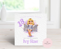 Personalised Sabrina Carpenter Inspired Birthday Card - Any Name, Age & Relation - "Please Please Please" Pop Star Illustration - Custom Milestone 18th Birthday Card for Her - Luxury 6" Square