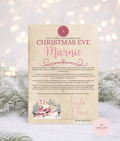 Personalised A4 Santa Letter - Winter Wonderland Train Design