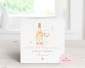 Personalised 60th Birthday Card - Whispering Angel Rosé Wine Design