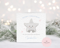 Personalised Christmas Card - Cute Star Character Illustration